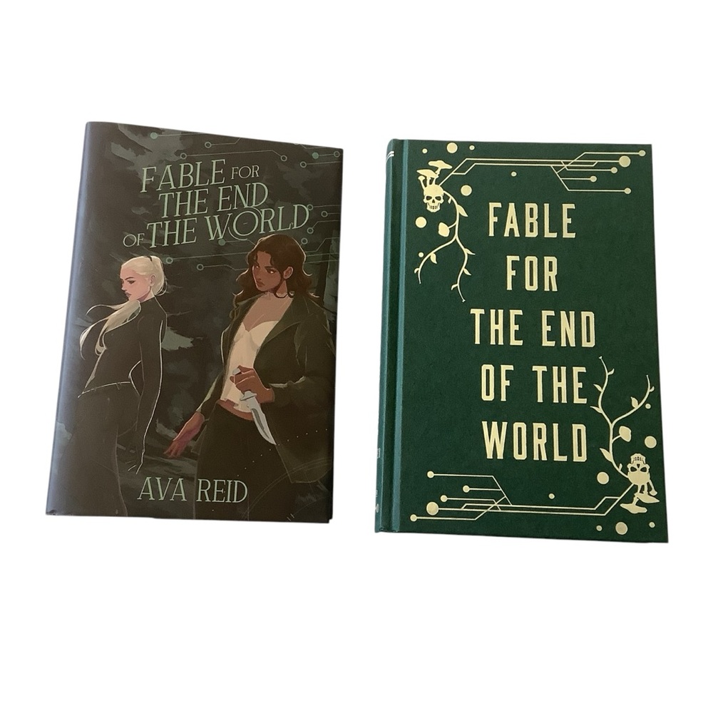 Owlcrate Fable For The End Of The World New Signed Foiled Hardcover Ava Reid